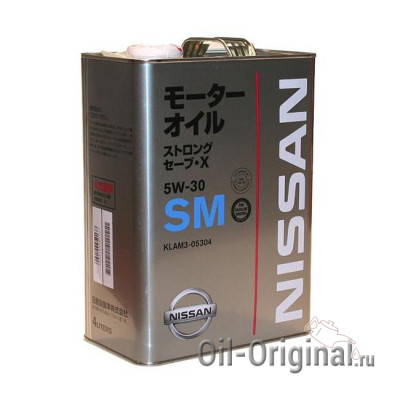 Моторное масло NISSAN Strong Save X 5W-30 SM (4л)