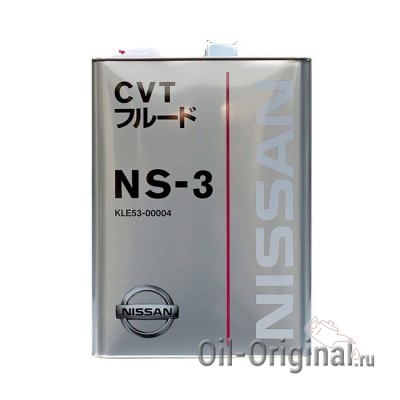 Жидкость для CVT NISSAN Fluid NS-3 (4л)
