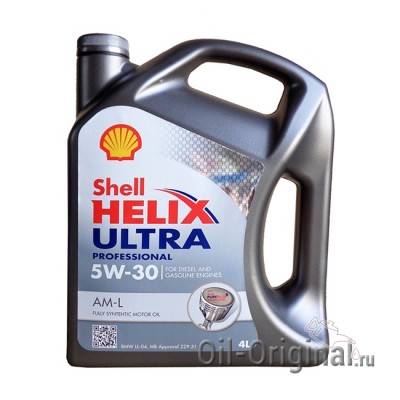 Моторное масло SHELL Helix Ultra Professional AM-L 5W-30 (4л)