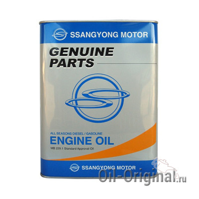 Моторное масло SSANGYONG Diesel/Gasoline 10W40 (4л)