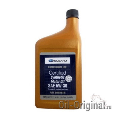 Моторное масло SUBARU Synthetic 5W-30 (0,946л)