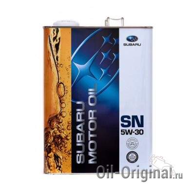 Моторное масло SUBARU 5W-30 SN (4л)