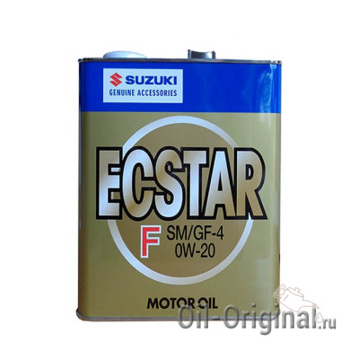 Моторное масло SUZUKI Ecstar 0W-20 SM/GF-4 (3л)