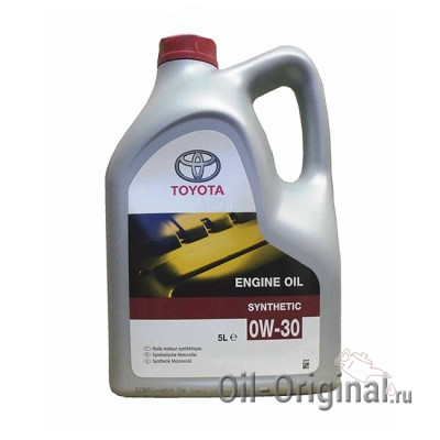 Моторное масло TOYOTA Engine Oil Synthetic 0W-30 SL/CF (5л)