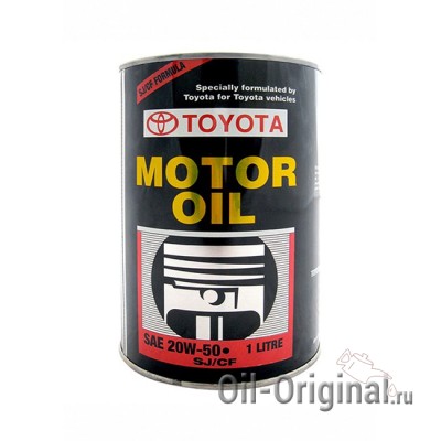 Моторное масло TOYOTA Motor Oil 20W-50 SJ/CF (1л)