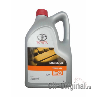 Моторное масло TOYOTA Engine Oil Formula XS 0W-20 SM/SL (5л)