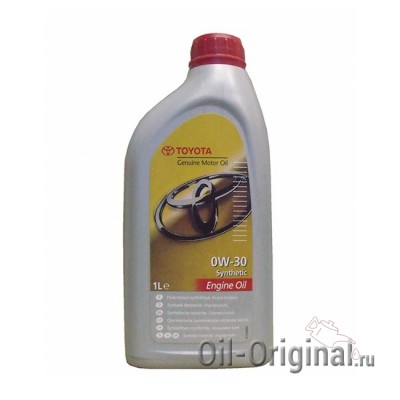 Моторное масло TOYOTA Engine Oil Synthetic 0W-30 SL/CF (1л)