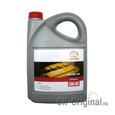 Моторное масло TOYOTA Engine Oil Synthetic 5W-40 SL/CF (5л)