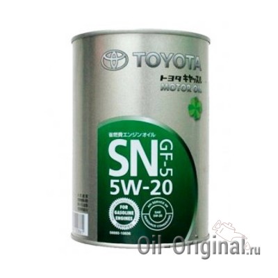Моторное масло TOYOTA Motor Oil 5W-20 SN (1л)