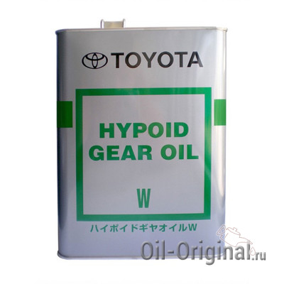 Трансмиссионное масло TOYOTA Hypoid Gear Oil W 75W80 GL-4 (4л)