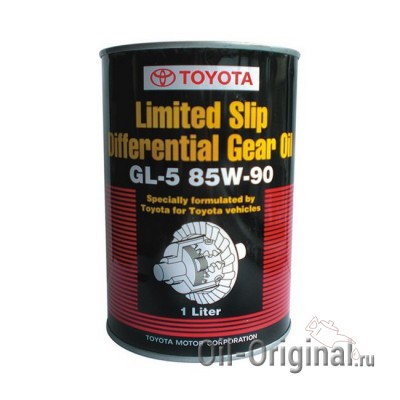 Трансмиссионное масло TOYOTA Limited Slip Differential Gear Oil GL-5 85W-90 (1л)