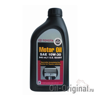 Моторное масло TOYOTA Motor Oil 10W30 SN/SM (0,946л)