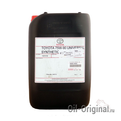 Трансмиссионное масло TOYOTA GL-4/5 75W-90 (20л)