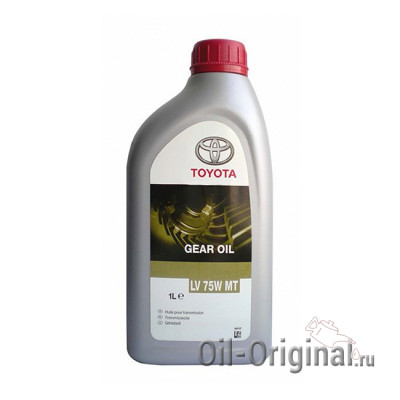 Трансмиссионное маслоTOYOTA Gear Oil LV MT 75W  (1л)