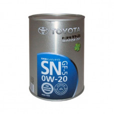 Моторное масло TOYOTA Motor Oil 0W-20 SN (1л)