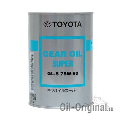 Трансмиссионное масло TOYOTA Gear Oil Super GL-5 75W90 (1л)