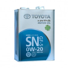 Моторное масло TOYOTA Motor Oil 0W-20 SN (4л)