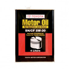 Моторное масло TOYOTA Motor Oil 5W-30 SN/CF (4л)