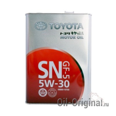Моторное масло TOYOTA Motor Oil 5W-30 SN (4л)