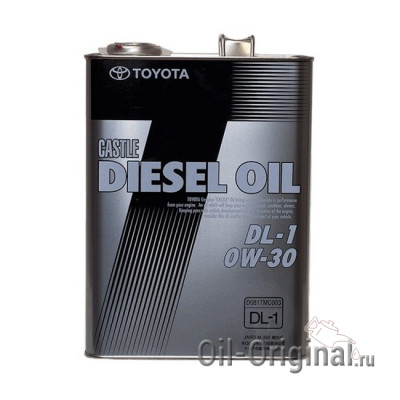 Моторное масло TOYOTA  Castle Diesel Oil 0W-30 DL-1 (4л)