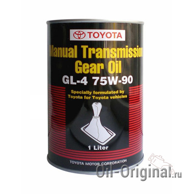 Трансмиссионное масло TOYOTA Manual Transmission Gear Oil GL-4 75W-90 (1л)