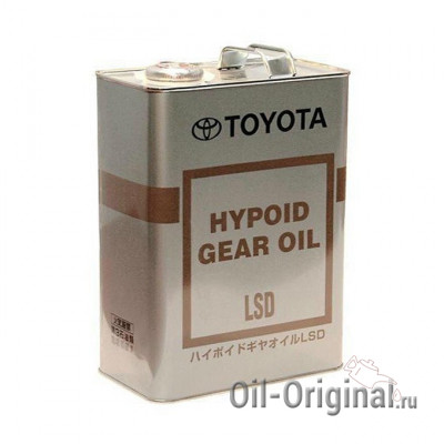 Трансмиссионное масло TOYOTA Hypoid Gear Oil LSD GL-5 85W-90 (4л)