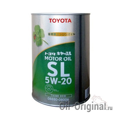 Моторное масло TOYOTA Motor Oil 5W20 SL (1л)