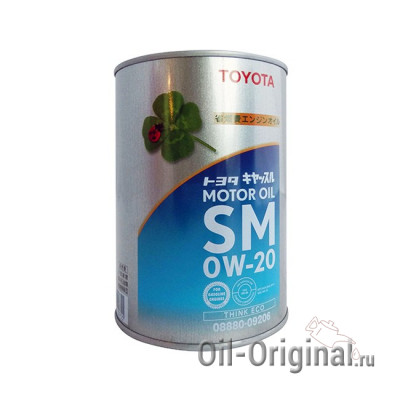 Моторное масло TOYOTA Motor Oil 0W20 SM (1л)