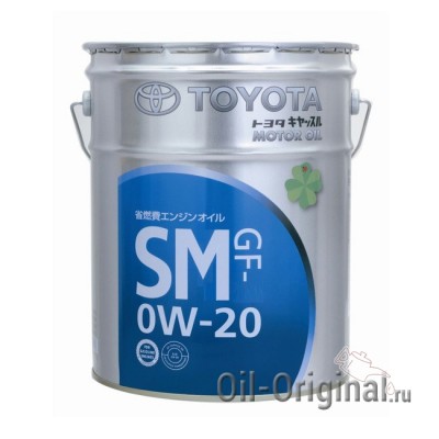 Моторное масло TOYOTA Motor Oil 0W20 SM (20л)