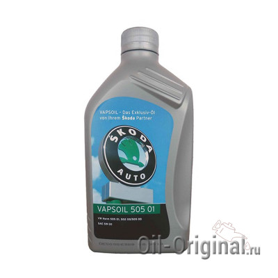 Моторное масло VAPSOIL Skoda 505 01 5W-30 (1л)