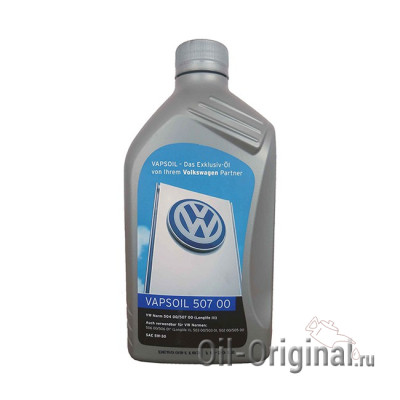 Моторное масло VAPSOIL Volkswagen 507 00 5W-30 Longlife 3 (1л)