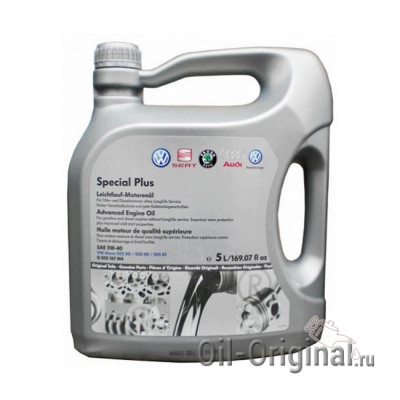 Моторное масло VOLKSWAGEN Special Plus 5W-40 (5л)