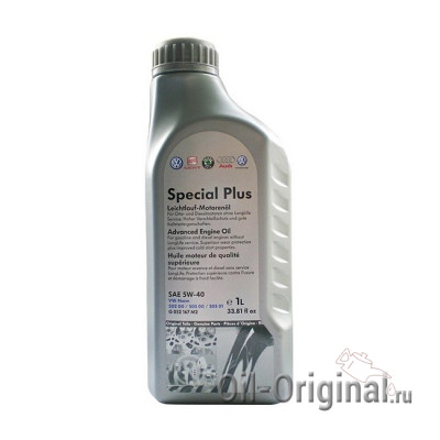 Моторное масло VOLKSWAGEN Special Plus 5W-40 (1л)