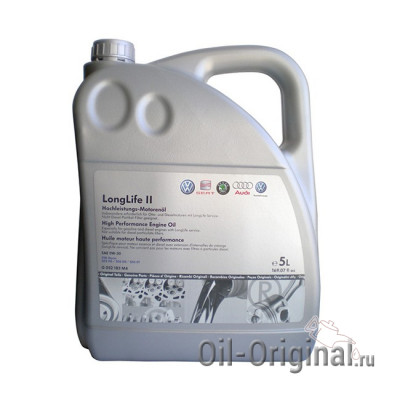Моторное масло VOLKSWAGEN LongLife 2 0W-30 (5л)