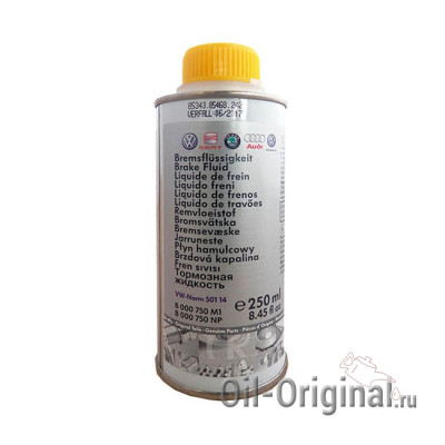 Тормозная жидкость VOLKSWAGEN Brake Fluid 501 14 (0,25л)