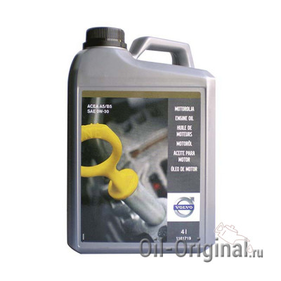 Моторное масло VOLVO Engine Oil 0W-30 (4л)