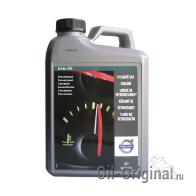 Антифриз концентрированный синий VOLVO Coolant (4л)