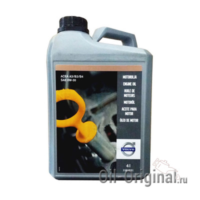 Моторное масло VOLVO Engine Oil 0W-30 (4л)