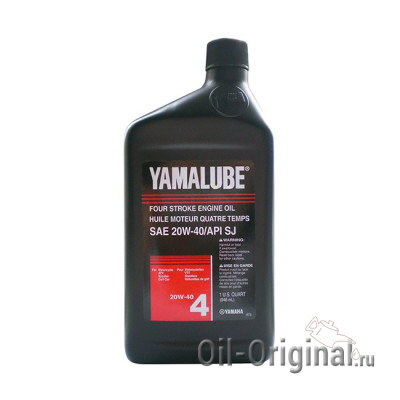 Моторное масло YAMALUBE 4 Stroke Motor Oil 20W-40 (0,946л)