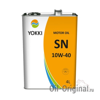 Моторное масло YOKKI 10W-40 SN/CF (4л)
