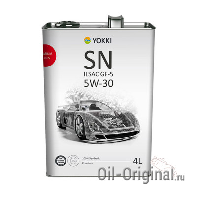 Моторное масло YOKKI Premium 5W-30 SN (4л)